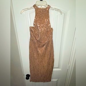 Sequin midi dress